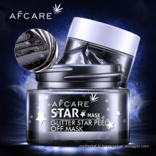 Glitter Star Peel off Masque Nettoyage Du Visage Enlever La Sécrétion D&#39;huile De La Peau Blanchiment Lissage Visage Éclaircir Le Tonus De La Peau